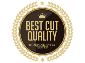 BEST CUT QUALITY Seal. Woods® is #1 in Cut Quality Independently Tested