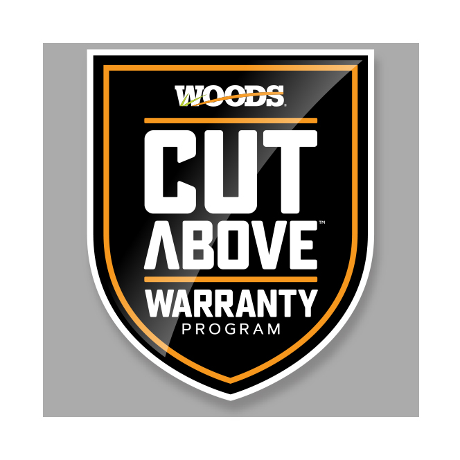 Woods® Advantage Cut Above™ Warranty 6-Year Gearbox Warranty on All-New Woods® Snowblowers