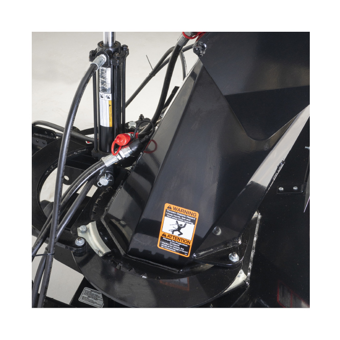 Snowblower Features Hydraulic Chute Adjustment